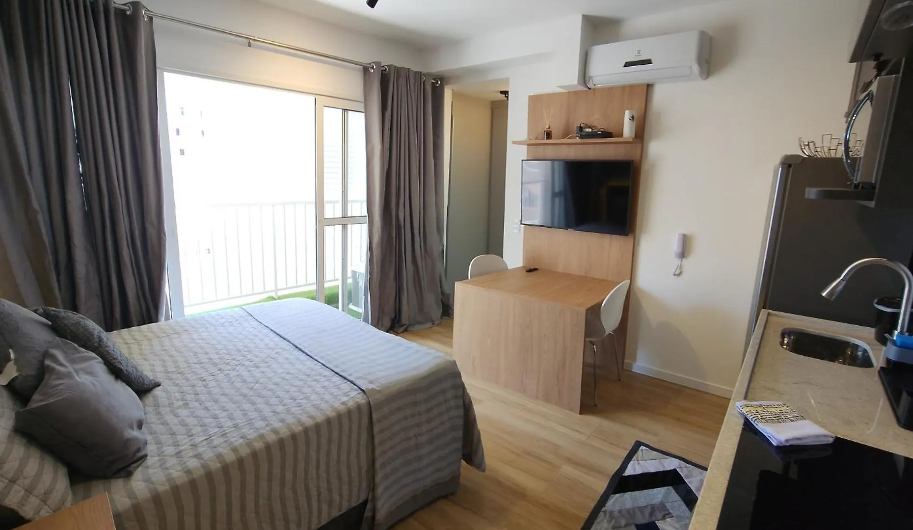 Studio Novo Just Brooklin 600Mts Metro 圣保罗